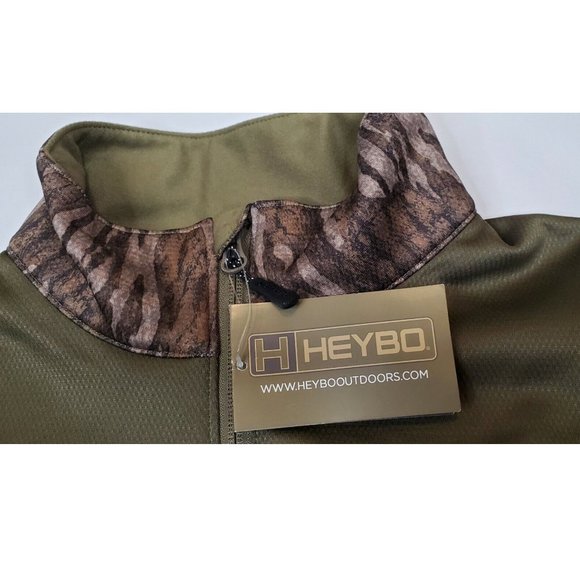 Heybo Summit Soft Shell Bottomland Camo Jacket Men's Small - Picture 6 of 8